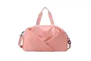 Elosung Pink Stylish Gym Travel Bag With Shoe Compartment Lightweight And Durable Design Gym Bags