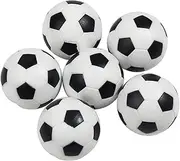 Mini Footballs Plastic Ball Table Top Soccer Game Replacement 6Pcs