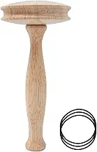 Darning Mushroom - Darning Mushroom Set | Wooden Darning Mushroom Kit | Smooth Mushroom Darner With Darning Needle | Darning Mushroom Needle Thread Set | Darning Supplies Kit | Sock Darning Thread Too