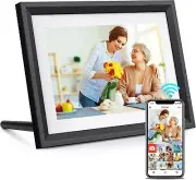 Digital Picture Frame WiFi 10.1 Inch, Smart Digital Photo Frame (Black)