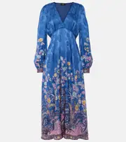 [Etro] Etro Paisley midi dress AU 8 blue