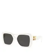 Miu Miu Square Sunglasses, 56mm
