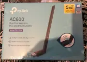TP-LINK AC600 USB Archer 2 T2U Plus High Gain Wireless New In Plastic Antenna