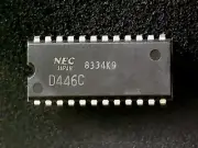 UPD446C - NEC CMOS SRAM, 2KX8Bit, 120ns, D446C uPD446 (DIP-24) GENUINE