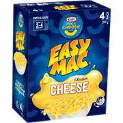 Kraft Easy Mac & Cheese Dinner Macaroni Pasta Cheese Noodles 280g