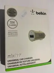 Belkin High-Power 12W 2.4A in-Vehicle Charger USB Hub/Head in Gold F8M730btGLD