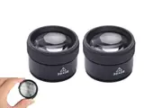 2pcs 30x36mm Magnifying Glass Portable Magnifier Handheld Optics Lens Magnifying
