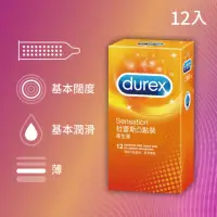 在飛比找momo購物網優惠-【Durex杜蕾斯】凸點裝衛生套12入(保險套/保險套推薦/