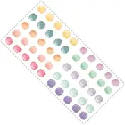 SWOOMEY 1 Sheet Colorful Dots Wall Sticker Playroom Dot Sticker Nursery Stickers Dot Wall Stickers for Bedrooms for Watercolour Wall Stickers Round Stickers for Bedroom PVC