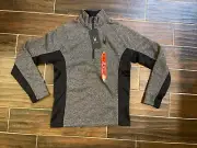 Spyder Outbound Heavyweight Long Sleeve 1/4 Zip Jacket Dark Gray Men's Sz M NWT