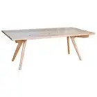 GRANVILLE DINING TABLE SOLID TASMANIAN OAK TIMBER NATURAL 210 CM.
