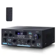 AK55 Bluetooth 5.0 Amplifier Home Audio,2.0 Channel Max 450W Power Stereo Amp...