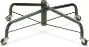 32-Inch Folding Tree Stand with Rolling Wheels for 9-10 Ft Trees - Easy Setup