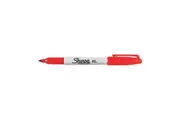 SHARPIE Permanent Marker Fine Point Red Box of 12