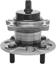 TUCAREST 512370 Rear Wheel Bearing and Hub Assembly Compatible with 2012-2019 to-yota Prius C (Not Fit Prius and Prius V), 06-14 Yaris (4-Wheel ABS) /2013 Sc-ion IQ EV Models [4 Stud Hub W/ABS]