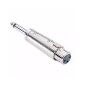 MAGNUM PRO MC31 3 Prong Female XLR to 1/4 Inch Mono Plug Adaptor