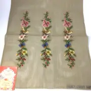 Dritz Luxury Needlepoint Tapestry Floral Butterflies 21 x 17