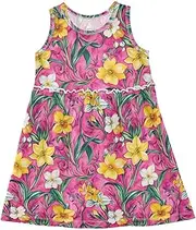 [Caihoyu] Toddler Girl Princess Dress Little Kids Swing Casual Midi Dress Party Gift Clothes Outfit, Multicolor13, 4 Years
