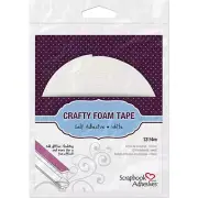 3L Scrapbook Adhesives Crafty Foam Tape Roll white 13ft 4m, 10mm 0.39" wide