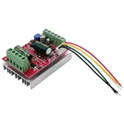DC 6-60V 400W BLDC Three Phase DC Brushless Motor Controller PWM Hall Motor Control Driver Board 12V 48V as shown
