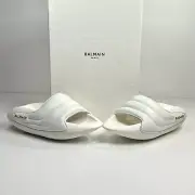 Balmain White B-IT Mules Women’s 7 Men’s 5 New in Box