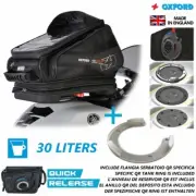 Tank Bag OXFORD 30L + Flange TYP5 for Mv Agusta 910 Brutale R 2005 2007