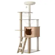 Alopet Cat Tree Tower Scratching Post Wood Scratcher Condo Detachable House