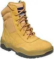 [Mongrel] 251050 Work Boots. Steel Toe Safety. Wheat Hi-Leg Zip Sider.