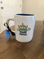Rae Dunn Alien Disney Pixar TOY STORY The CLAW Claaaw Double sided NWT Cup Mug