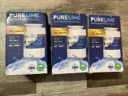 (3x) Pureline PL-100-S Fits GE MWF Refrigerator Water Filters Unopened Sealed
