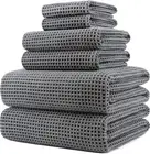 Polyte Microfibre Oversize, 76 X 152 Cm, Quick Dry Lint Free Bath Towel Set, ...