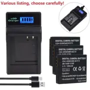 Battery or LCD Charger for LEICA C-LUX 2 C-LUX 3 & Leica BP-DC6 BP-DC6U CGA-S008