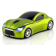 Ai5G Race Car Mouse Wireless Sports Car Shaped Mouse 2.4GHz LED Light Shining...