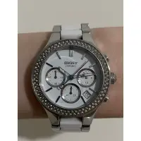 在飛比找蝦皮購物優惠-『二手』DKNY 手錶 #剛到寶島鐘錶換新電池🔋 不銹鋼間陶