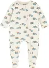 Mud Pie Unisex Baby Boy Sleeper, Pumpkin Truck