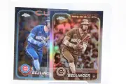 Lot Of 2 Topps Chrome 2024 Cody Bellinger Base & Sepia Refractor