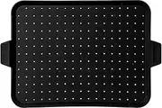 Beckon Ware | USA | 17.5 x 12 Inch Multi-Use Silicone Baking Mat & Splatter Screen for Frying Pan - Oven and Stove Grease Splash Guard, Baking Supplies and Pastry Sheet