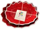 Novogratz Set of 2 Large Summer Watermelon Nesting Serving Bowls