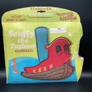 Vintage Scuffy the Tugboat Cuddler Pillow Plush Craft Kit 1973 NOS NEW 1A