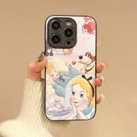 在飛比找蝦皮購物優惠-愛麗絲公主iPhone15promax手機殼3D立體浮雕13