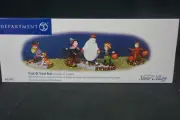 DEPARTMENT 56 SNOW VILLAGE HALLOWEEN TRICK OR TREAT KIDS 56.54937 3 PC Set NEW