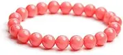 [WORLD WIDE GEMS] AAA++ Rare Quality 8mm Pink Coral Bracelet, Pink Coral Jewelry, Pink Coral Bead Bracelet, Coral Bracelet, Pink Coral Stretch Bracelet, Bead Bracelet Women Code- WAR1047, Gemstone Metal Stone, multi gemstone