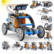 NEW STEM 13 in 1 Solar Power Robot Building Toy Kids 8-12 Educational Robotics