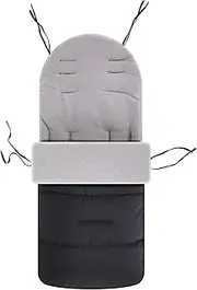 Stroller Bunting Bag, Warm Bunting Bag, Windproof Waterproof Footmuff, Cold Weather Gear for Stroller