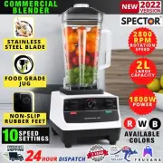 2L Commercial Blender Smoothie Food Processor Ice Crusher Mixer Grinder Juicer