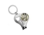 fancy st color texture crackles nail nipper key chain bottle opener clipper