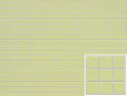 1 Inch Scale Dollhouse Flooring - Tile: 1/4 Inch Squares 12x16 Yellow (FF60620)