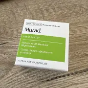 MURAD Retinol Youth Renewal Night Cream 7.5ml Travel Size - NEW Unused