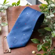 Doraemon Necktie Secret Gadget Navy Silk 100% Japan Original