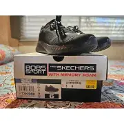 Skechers black size 6 NIB athletic shoes. Memory Foam. Never worn